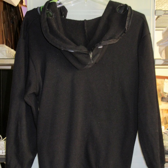 Youth FULL ZIP (zips up head)NINJA SWEATSHIRT - Picture 7 of 7